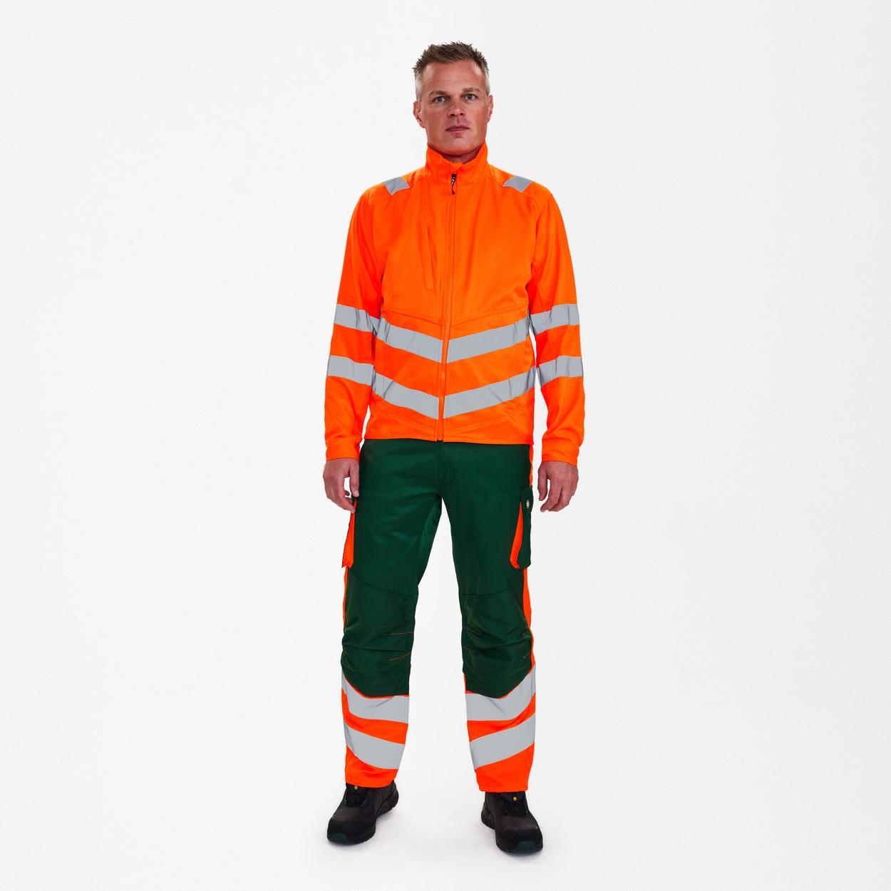 ENGEL Safety Light Arbeitsjacke in Hi-vis Orange, Größe XS