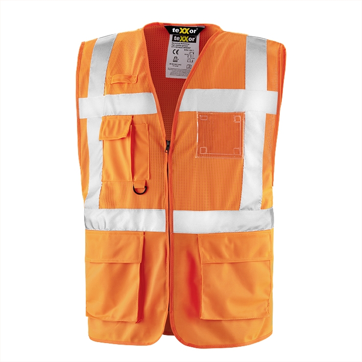 teXXor® Warnschutz-Weste AMHERST in Orange, Größe XL