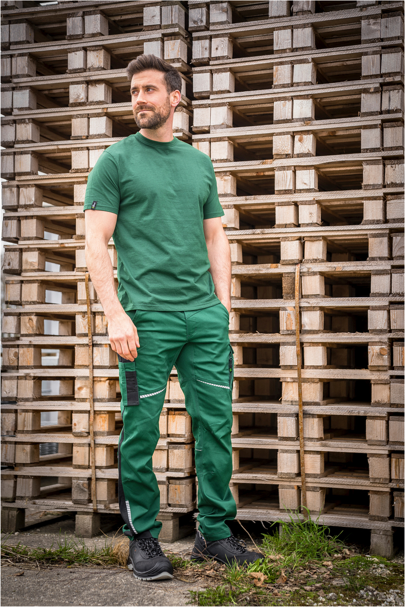 T-Shirt Rundhals "Tom" Classic Line Grün LWTR, Gr. 2XL von Leibwächter