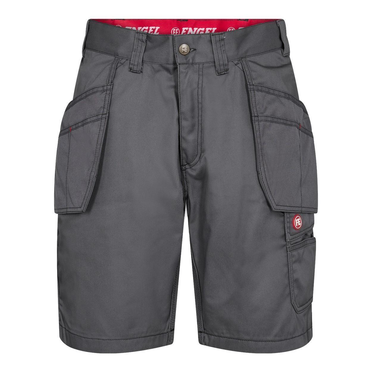 ENGEL Combat 6761-630 Arbeitsshorts mit Holstertaschen in Grau, Größe 54