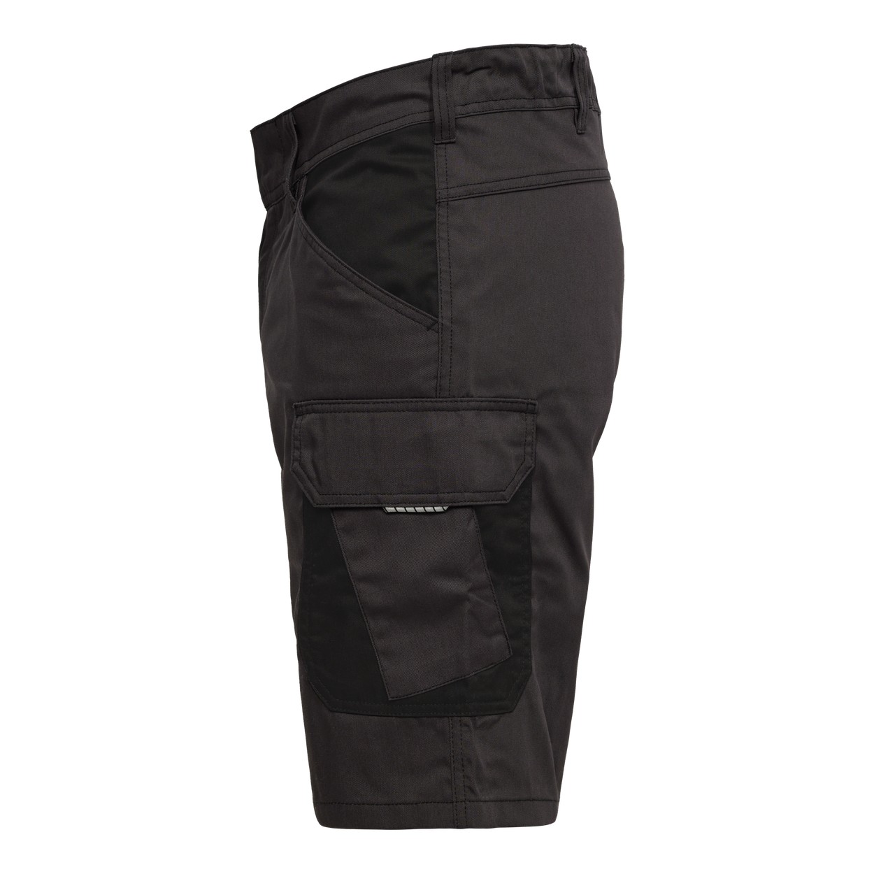 ENGEL Venture Arbeitsshorts mit verdeckte Knopfleiste in Anthrazitgrau/Schwarz, Größe 54