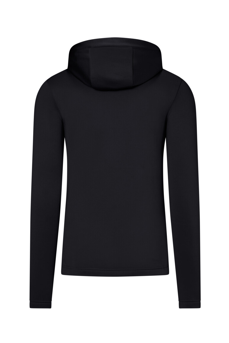 HAKRO 873 Kapuzen-Tecjacke ECO in Schwarz, Größe 3XL