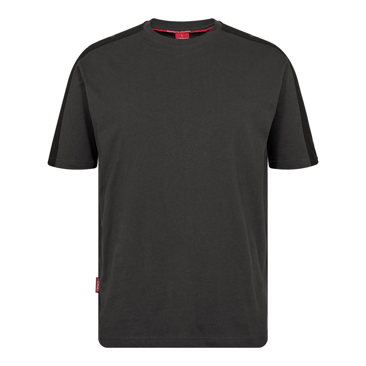 ENGEL Galaxy T-Shirt in Anthrazitgrau/Schwarz, Größe XS