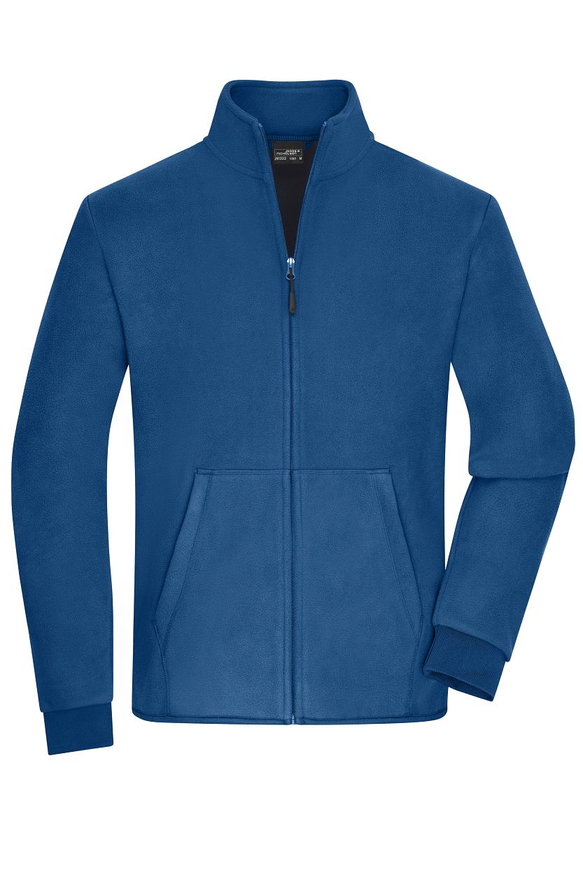 Men's Bonded Fleece Jacket "JN1322" in Royal/Navy, Größe 3XL - Daiber