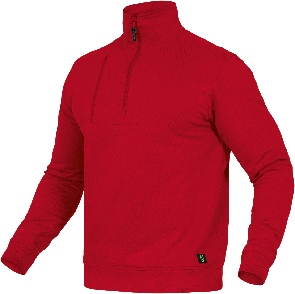 Zip-Sweater Paul FLEXR02 Flex Line in Rot, Gr. 2XL von Leibwächter