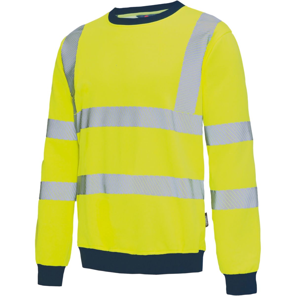 Sweatshirt leuchtgelb-marine von Vizwell