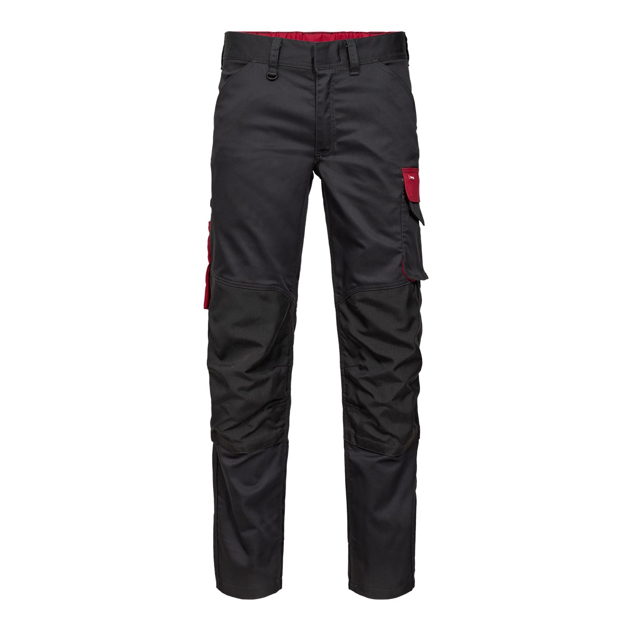 ENGEL Galaxy Arbeitshose mit 2-Wege-Stretch in Anthrazit Grau/Tomato Red, Größe 106