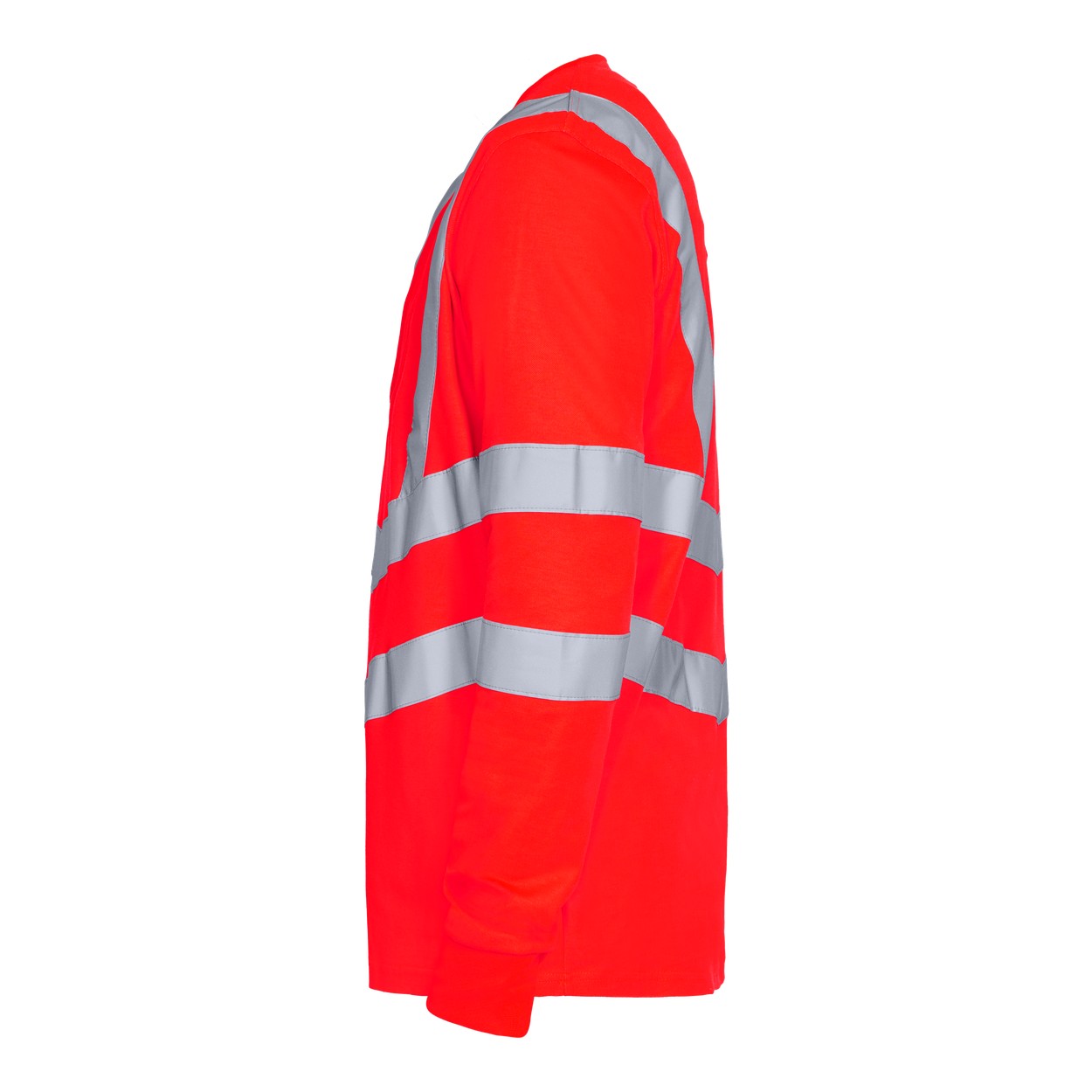 ENGEL Safety Grandad langarm-Shirt in Rot, Größe XS