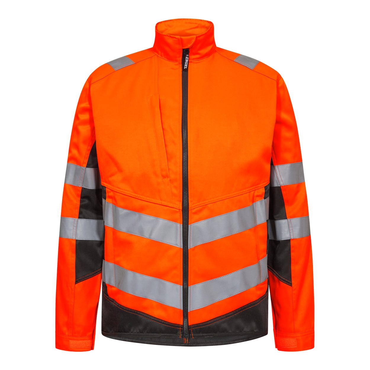 ENGEL Safety Light Arbeitsjacke in Orange/Anthrazit Grau, Größe XS