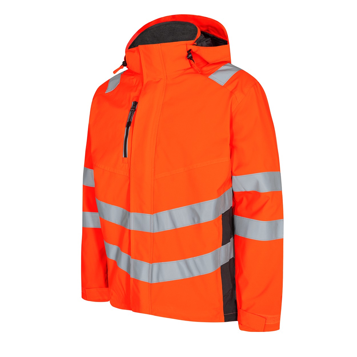 ENGEL Safety Shelljacke in Orange/Anthrazit Grau, Größe XS