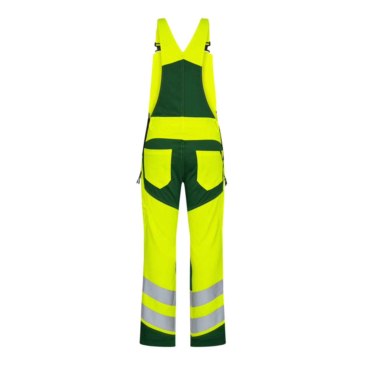 ENGEL Safety Latzhose mit 2-Wege-Stretch in Gelb/Grün, Größe 54