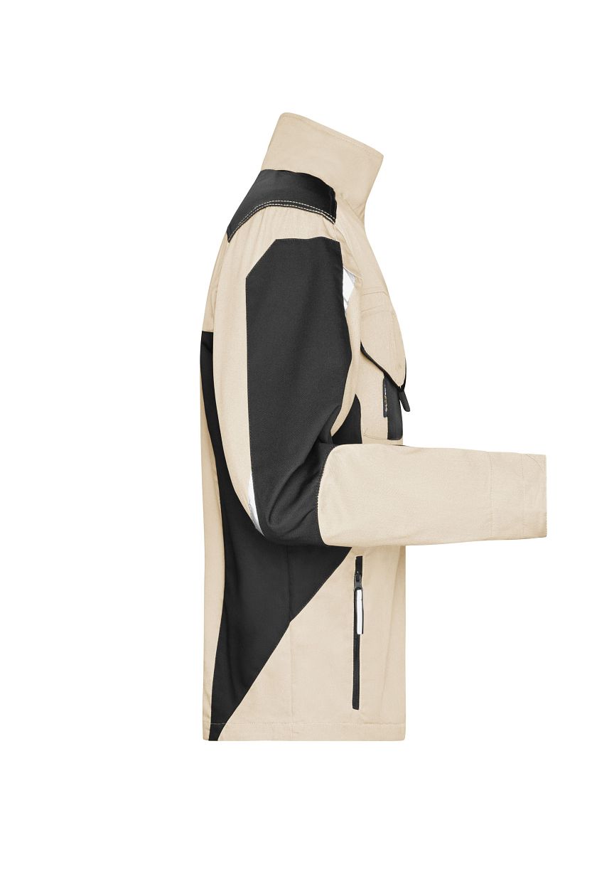 Workwear Jacket - STRONG - "JN821" in Stone/Black, Größe 6XL - Daiber