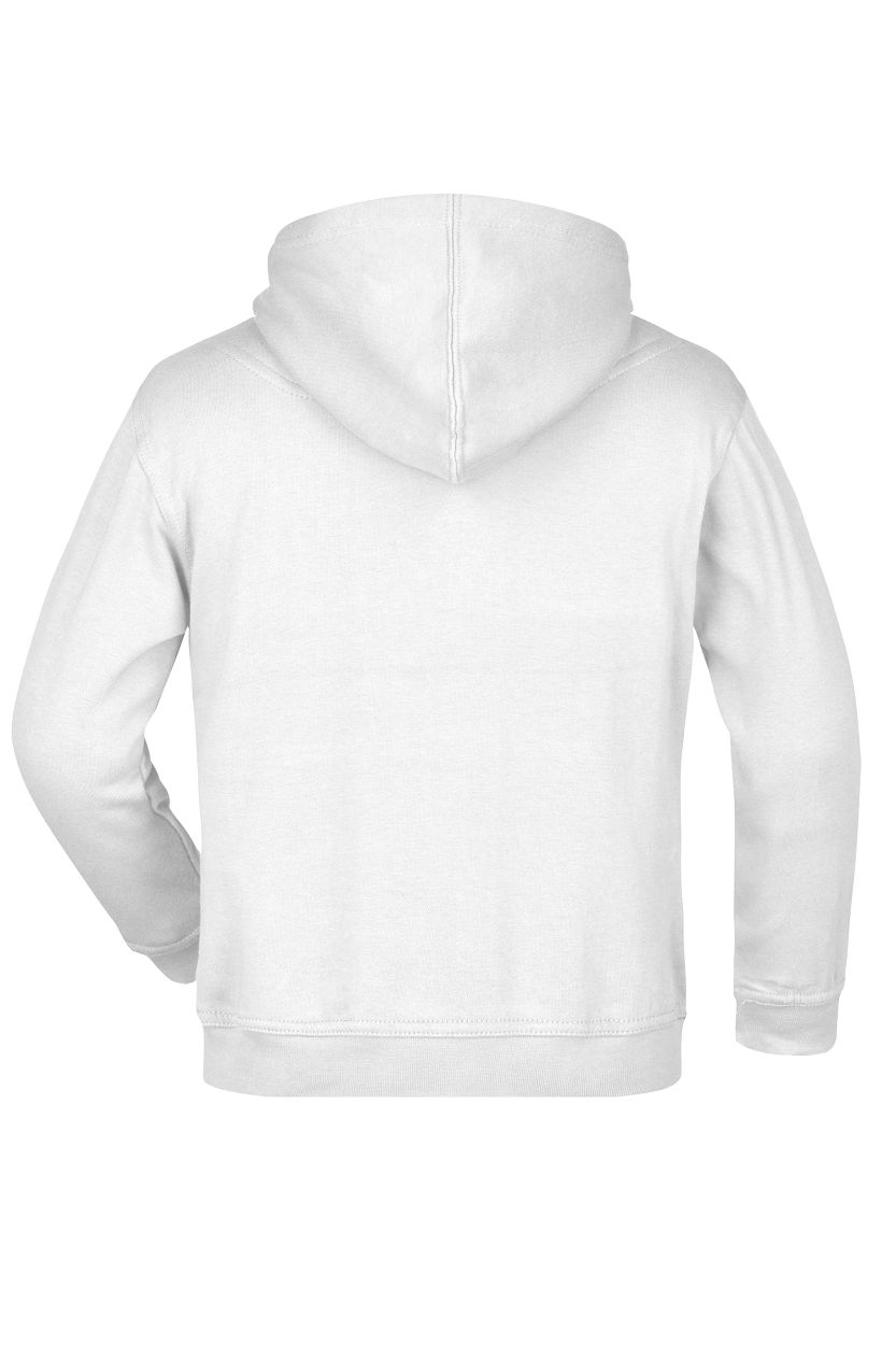 Hooded Sweat Junior "JN047K" in White, Größe 2XL - Daiber