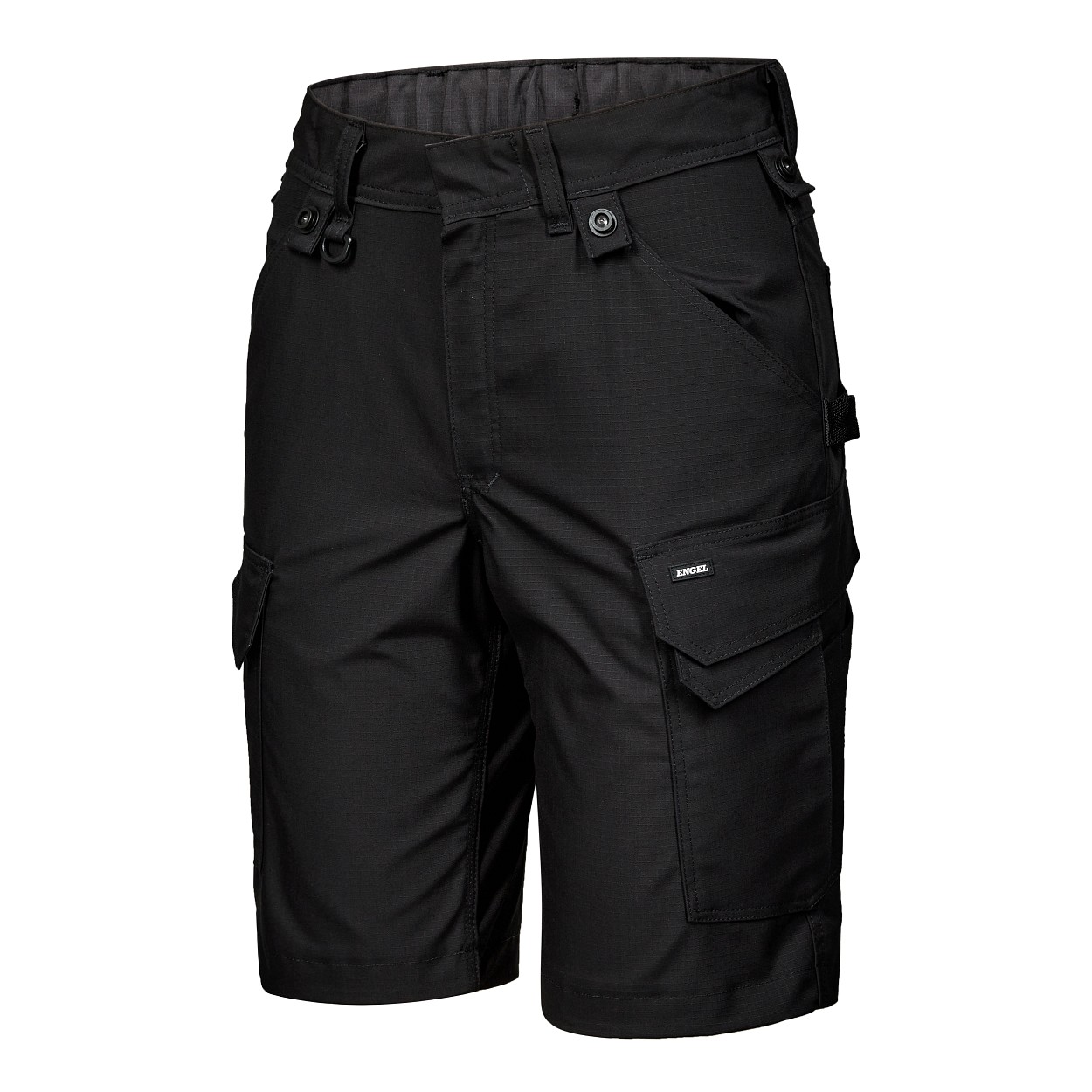 ENGEL Entire Damen Shorts mit Stretch in Schwarz, Größe 48
