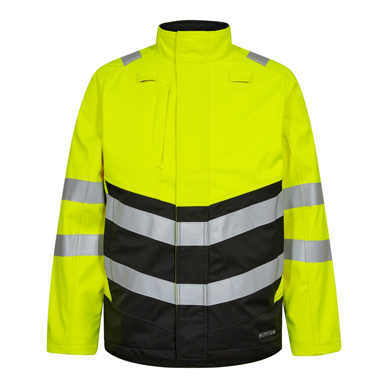 ENGEL Safety+ Softshelljacke in Gelb/Schwarz, Größe XS