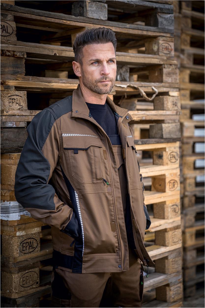 Bundjacke Flex Line Haselnuss/Schwarz FLEXJ, Gr. 2XL von Leibwächter