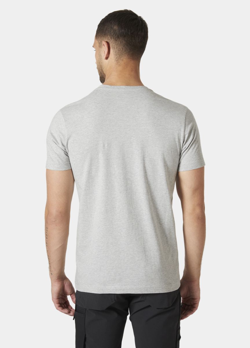 T-Shirt Logo in Light Grey, Gr. 4XL von Helly Hansen Workwear