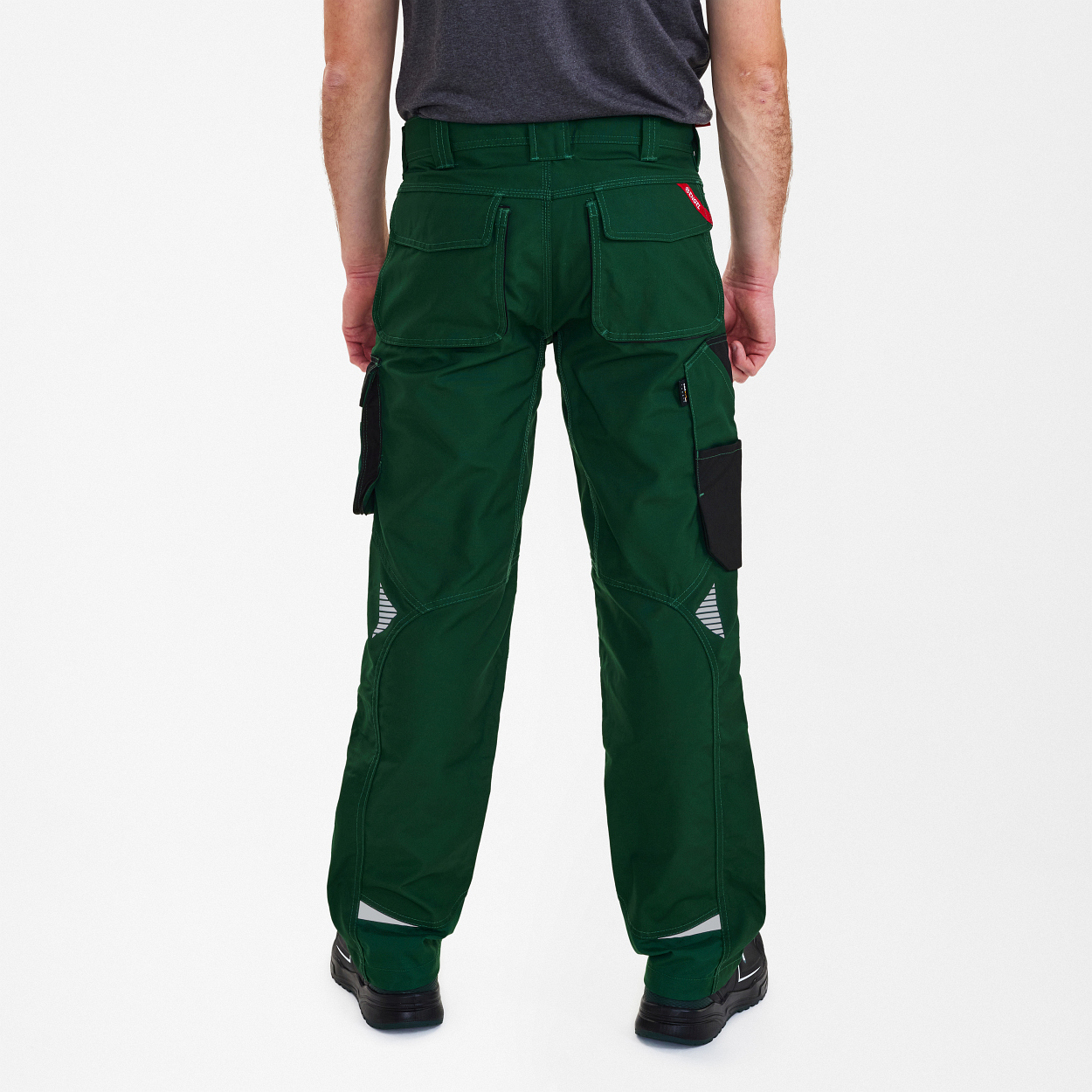 ENGEL Galaxy Arbeitshose in Grün/Schwarz, Größe 106