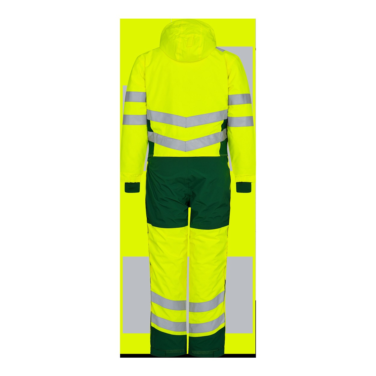 ENGEL Safety Winteroverall in Gelb/Grün, Größe 2XL