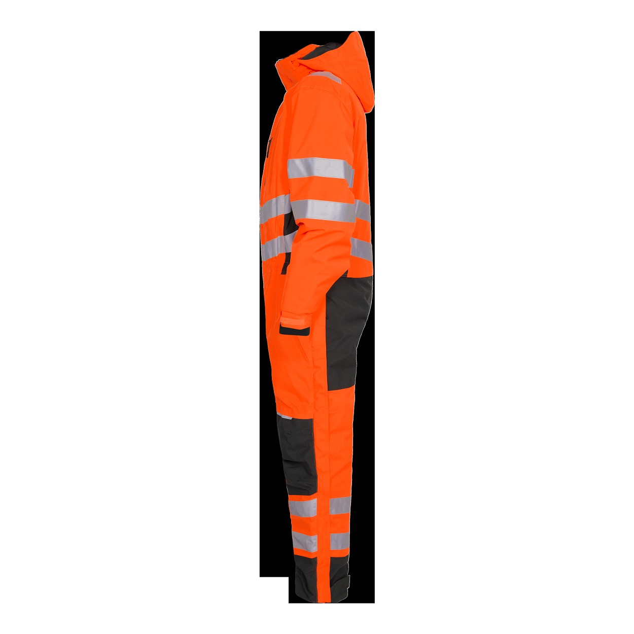ENGEL Safety Winteroverall in Orange/Anthrazit Grau, Größe XS