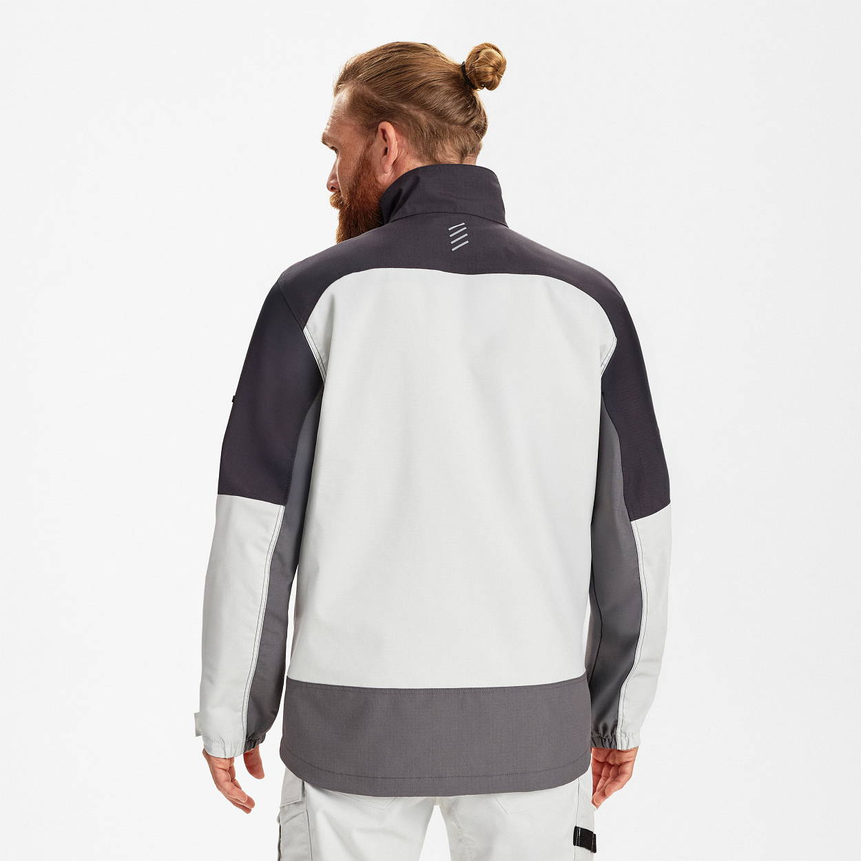 ENGEL Entire Arbeitsjacke mit Stretch in Bone White / Anthracite Grey, Größe XS