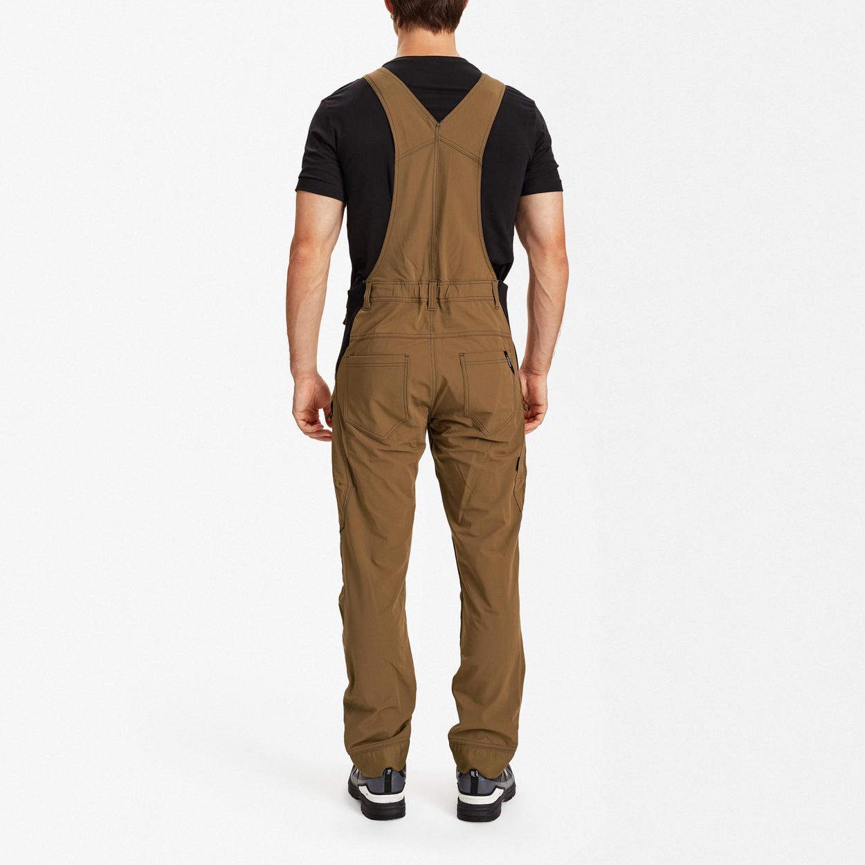 ENGEL X-treme Latzhose mit 4-Wege-Stretch in Toffee Brown, Größe 26