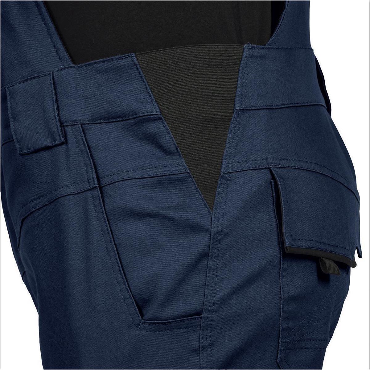 Latzhose FLEXL30 Flex Line in Marine/Schwarz, Gr. 72 von Leibwächter