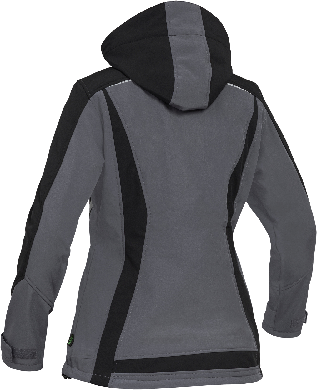 Damen Softshelljacke Flex Line Grau/Schwarz FLXDS, Gr. 34 von Leibwächter Damen Softshelljacke Flex Line Grau/Schwarz FLXDS, Gr. 52 von Leibwächter