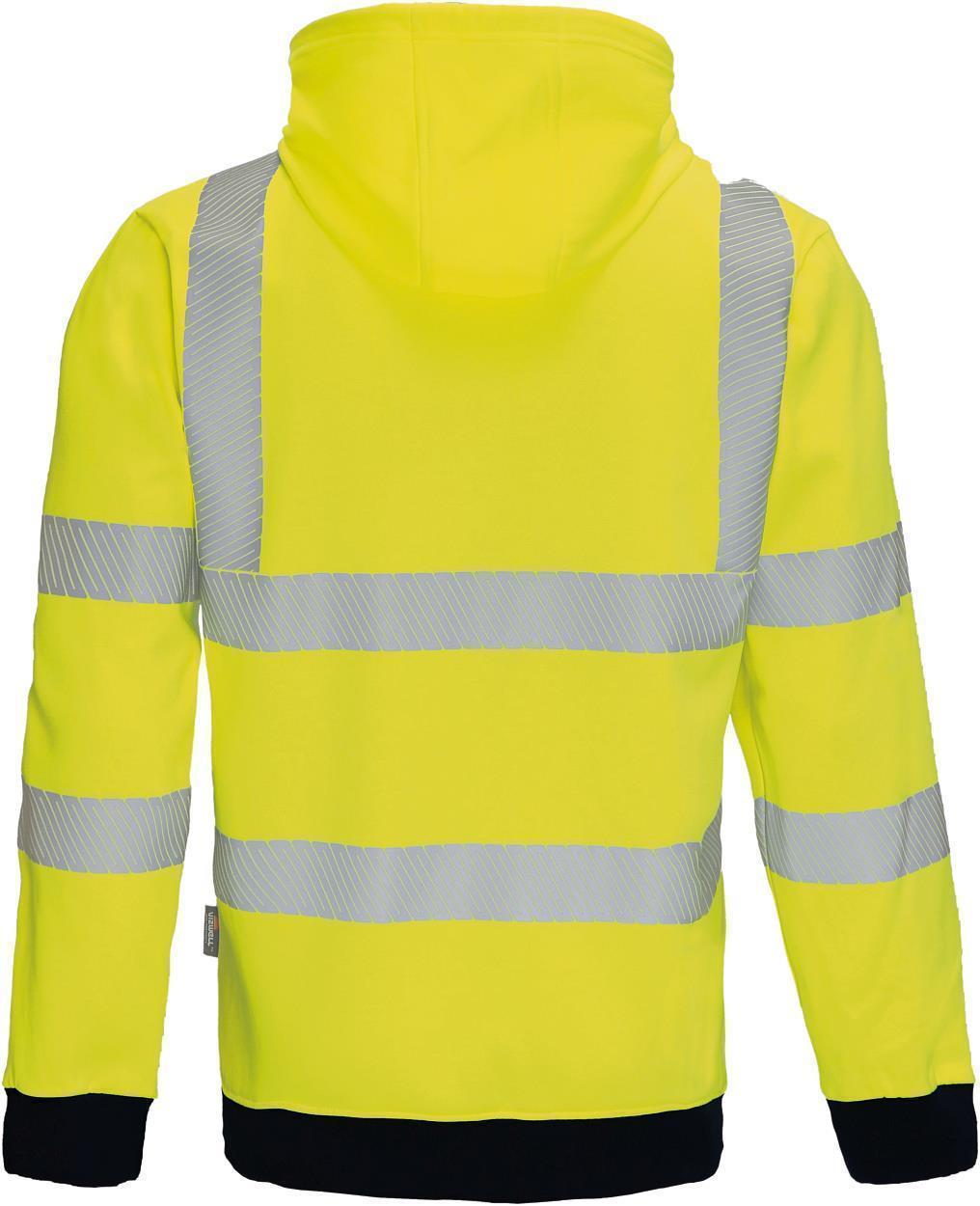 Sweatjacke leuchtgelb in Gr. XXL von Vizwell