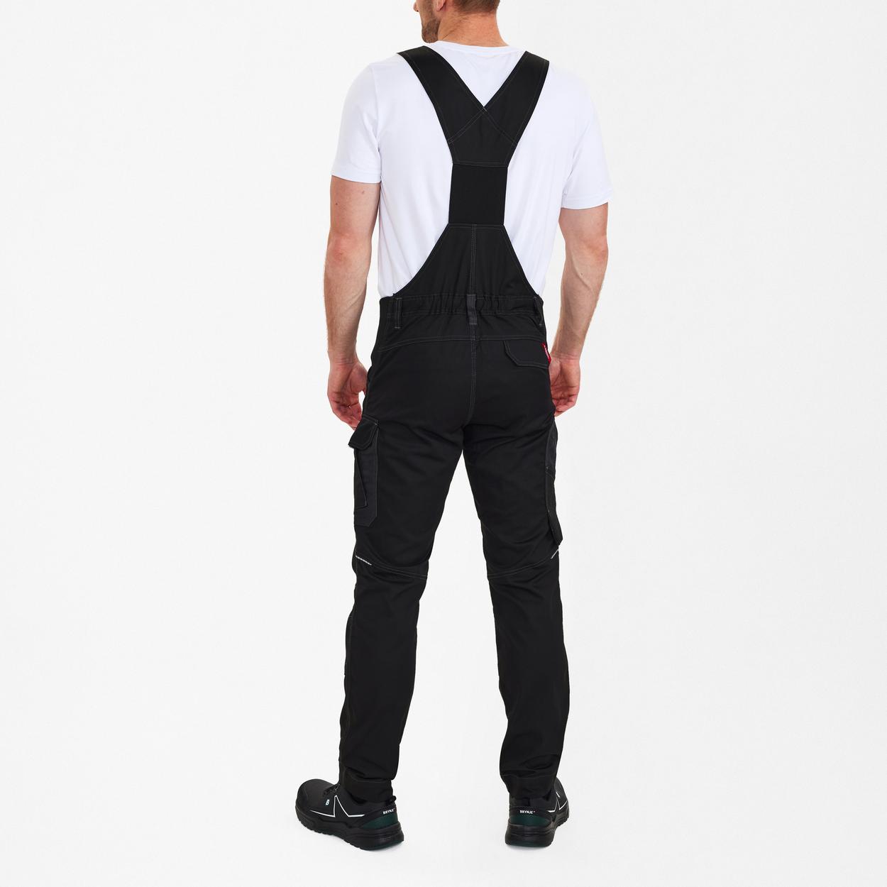 ENGEL Venture Latzhose in Schwarz/Anthrazit Grau, Größe 26