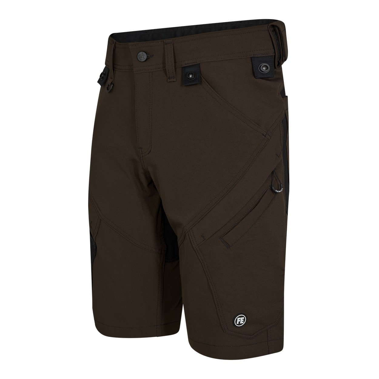 ENGEL X-treme Arbeitsshorts mit 4-Wege-Stretch in Mokkabraun, Größe 54