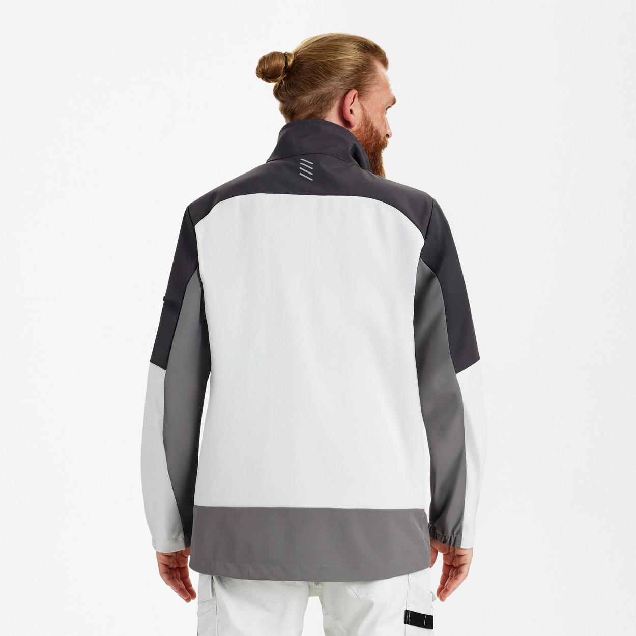 ENGEL Entire Softshelljacke in Bone White / Anthracite Grey, Größe XS