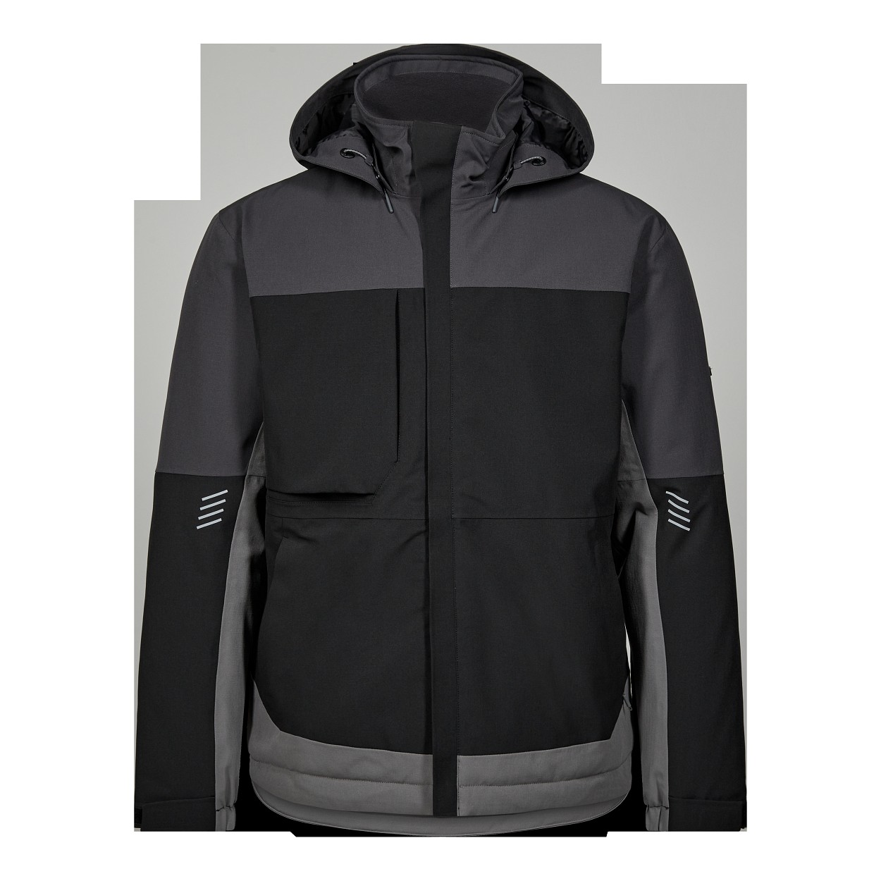 ENGEL Entire Winterjacke in Schwarz/Anthrazit Grau, Größe XS