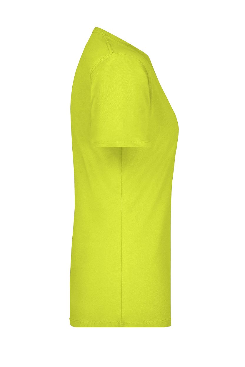 Ladies' Basic-T "JN901" in Acid-Yellow, Größe 3XL - Daiber
