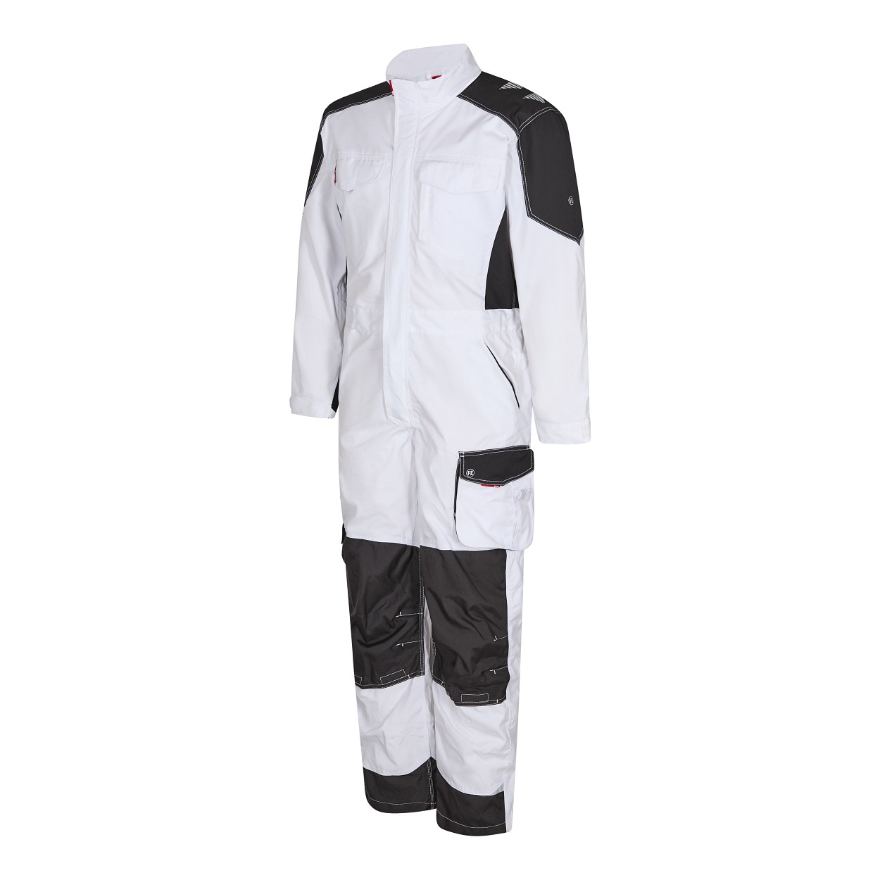 ENGEL Galaxy Overall in Weiss/Anthrazit Grau, Größe XS