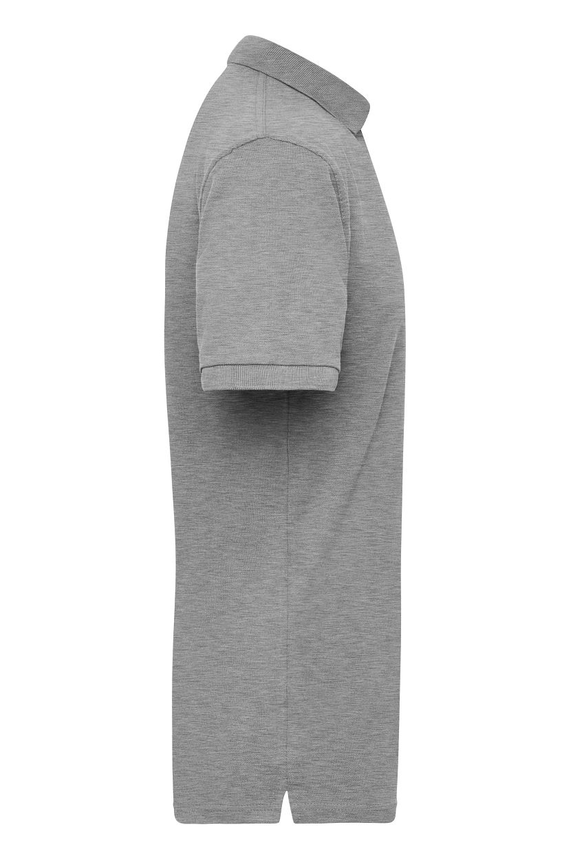 Workwear Polo Men "JN801" in Grey-Heather, Größe 6XL - Daiber