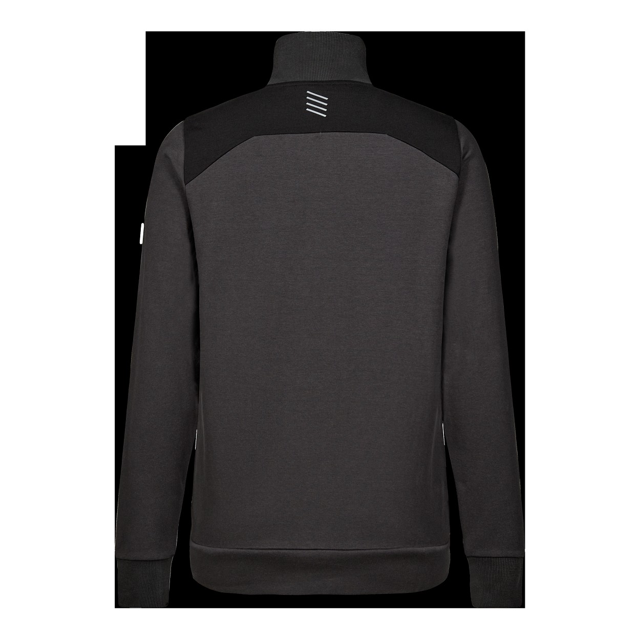 ENGEL Entire Damen Sweatcardigan mit Kragen in Anthrazitgrau/Schwarz, Größe XS