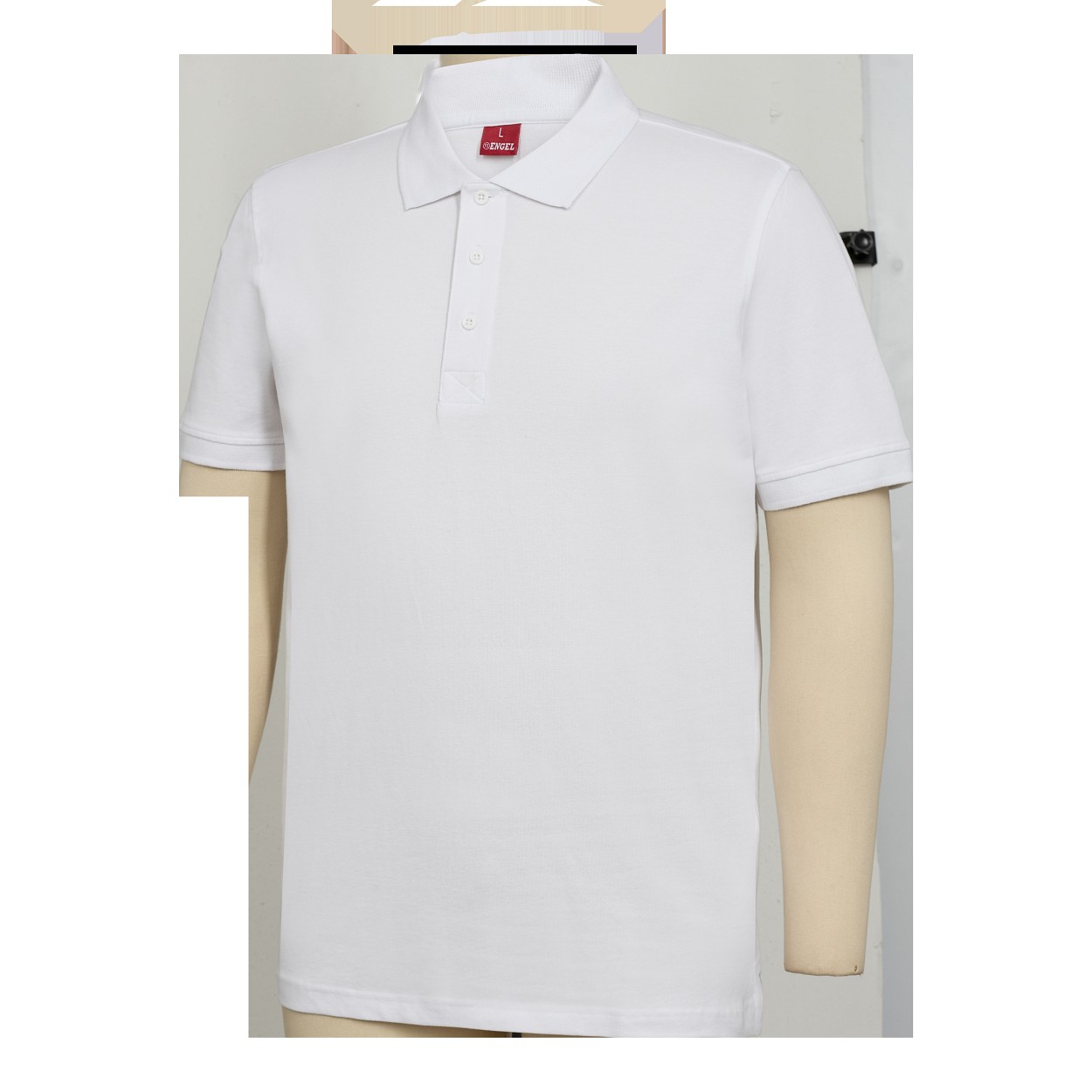 ENGEL Extend Poloshirt mit Stretch in Weiss, Größe XS