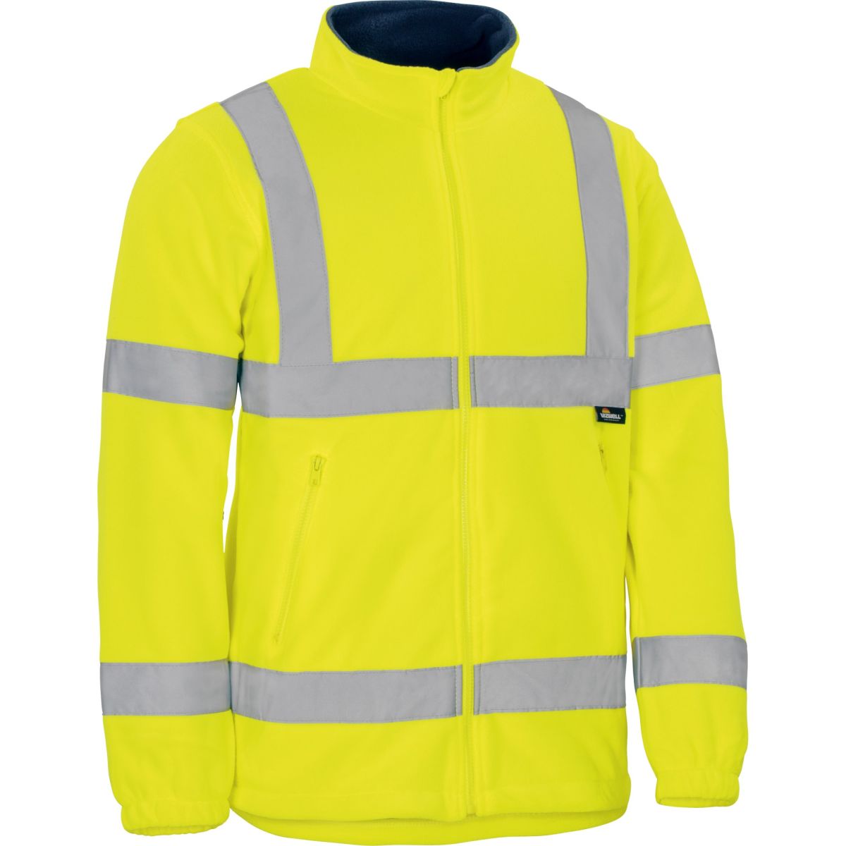 Warnschutz-Polar-Fleecejacke leuchtgelb von Vizwell