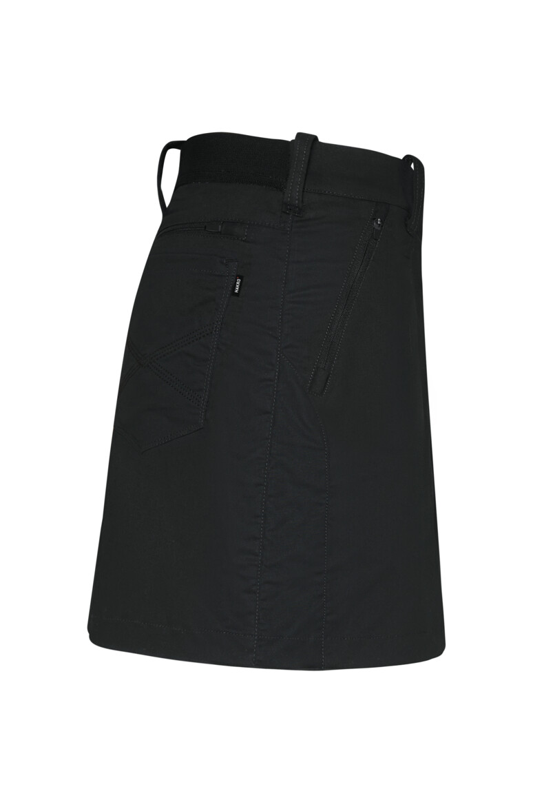 HAKRO 712 DAMEN PERFORMANCESKORT X-STRETCH in Schwarz, Größe 3XL
