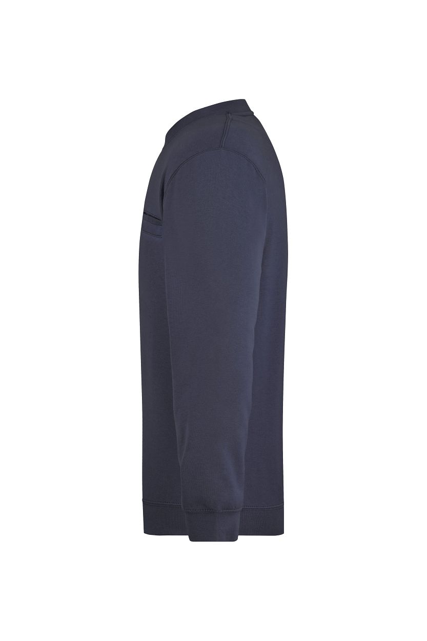 Men's Round Sweat Pocket "JN924" in Navy, Größe 3XL - Daiber