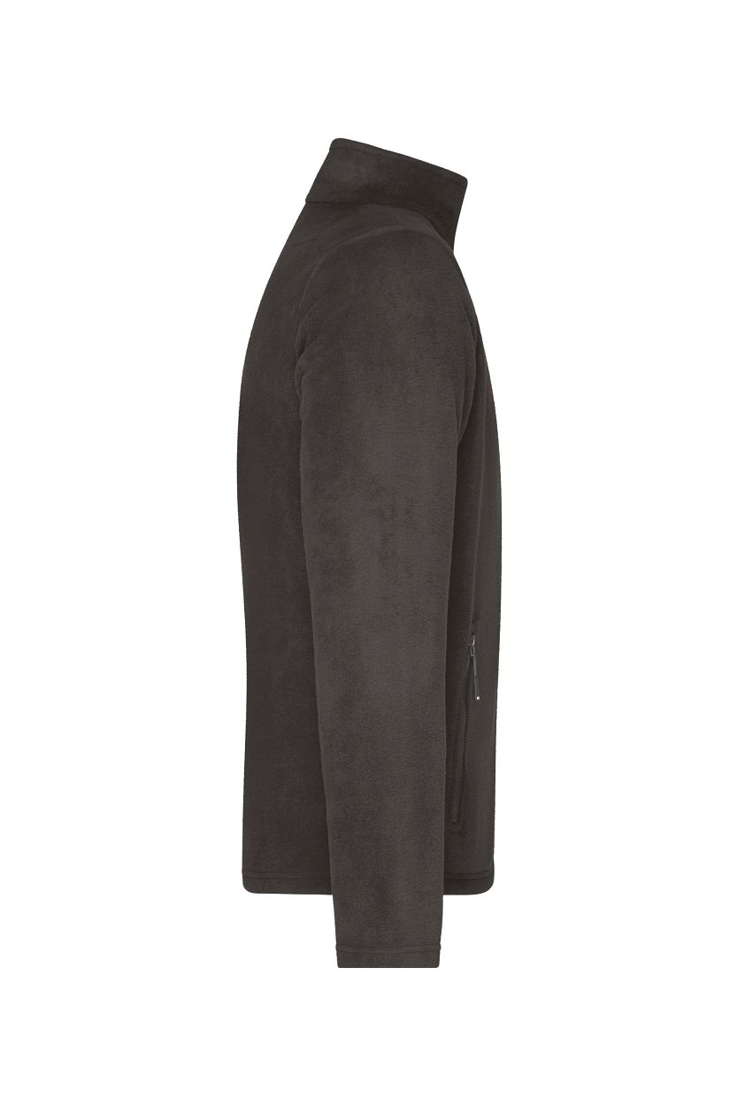 Men's Fleece Jacket "JN782" in Dark-Grey, Größe 4XL - Daiber