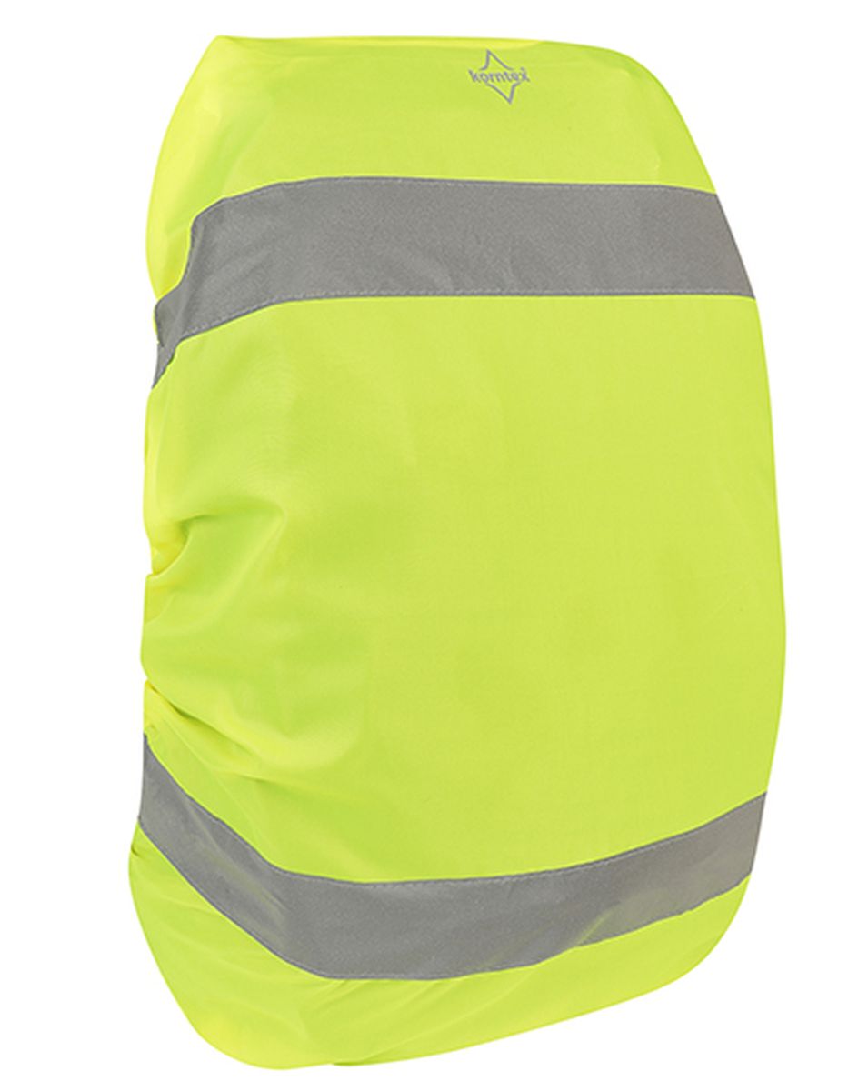 Korntex® Reflective Backpack Cover "Tilburg" in Signal Yellow, Größe One Size