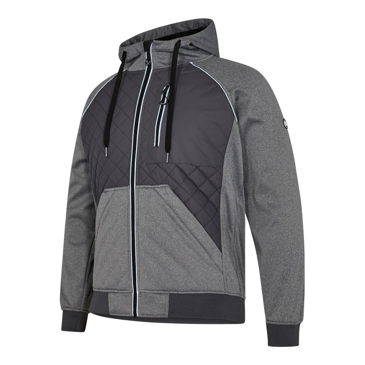 ENGEL X-treme Softshelljacke mit Kapuze in Anthrazit Grau, Größe XS