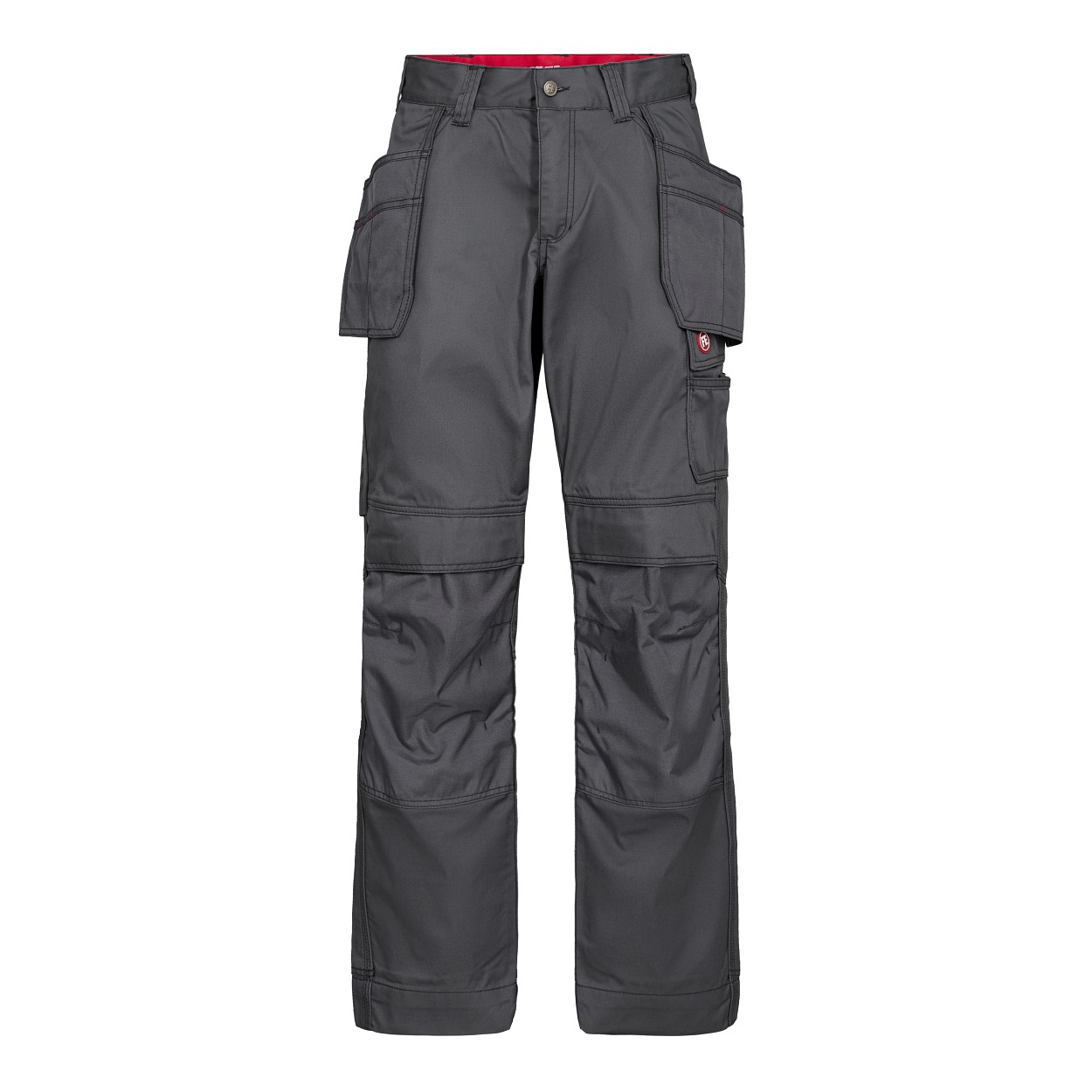 ENGEL Combat Handwerkerhose mit Holstertaschen in Grau, Größe 26