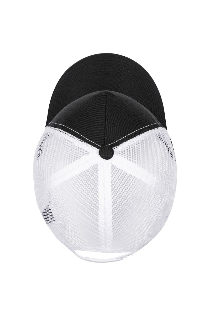 Trucker Mesh Cap in Schwarz / weiß von Karlowsky