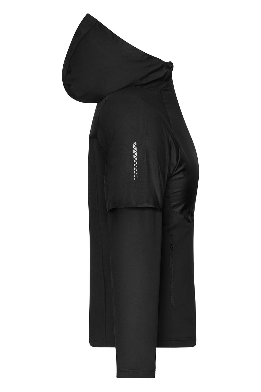 Ladies' Running Jacket "JN1389" in Black, Größe 2XL - Daiber