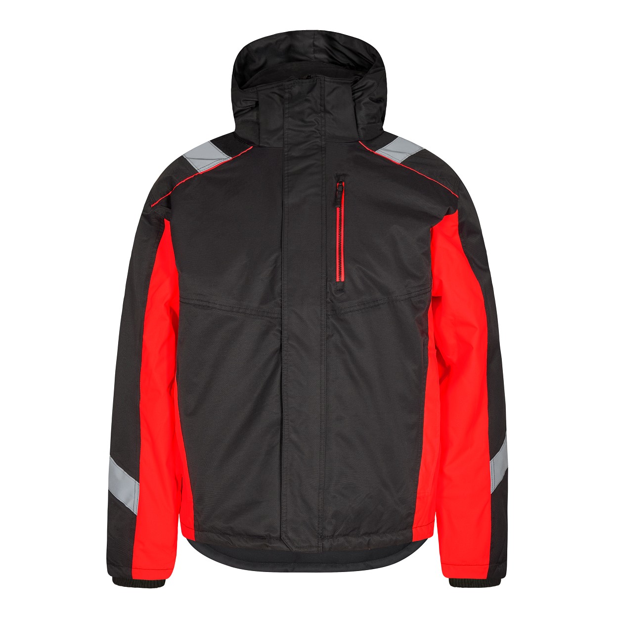 ENGEL Cargo Winterjacke in Schwarz/Rot, Größe XS