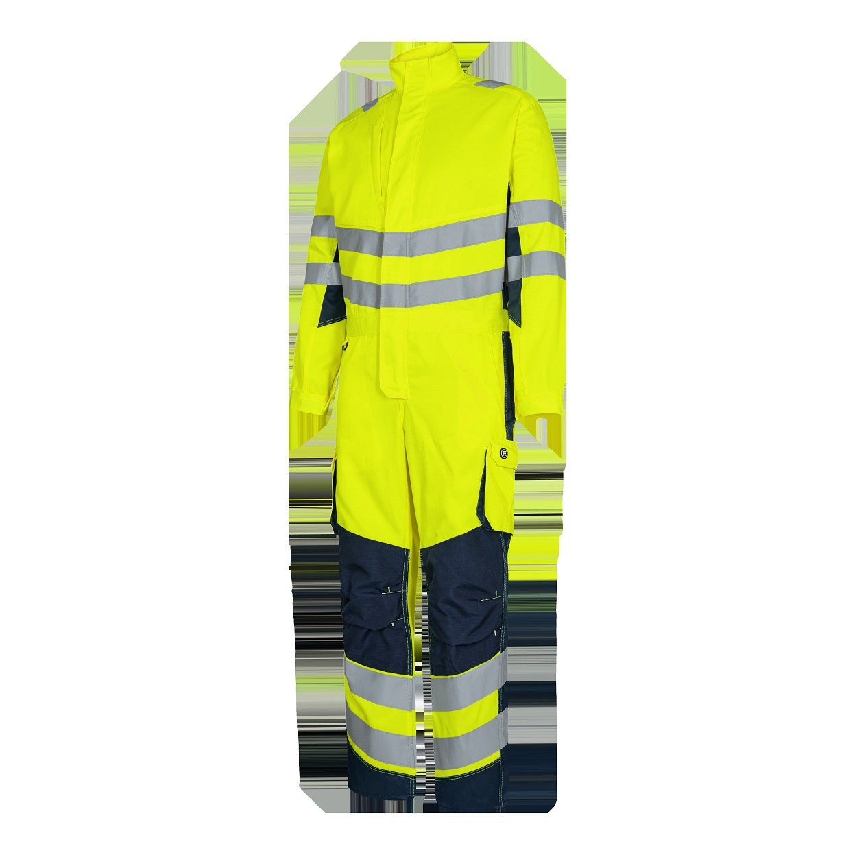 ENGEL Safety Light Overall in Gelb/Blue Ink, Größe XS
