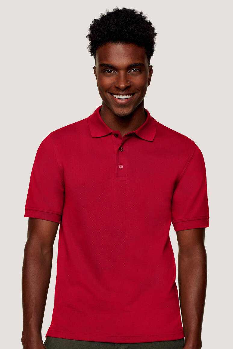HAKRO 800 Poloshirt Top in rot, Größe S
